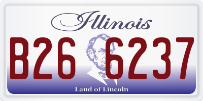 IL license plate B266237