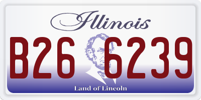 IL license plate B266239