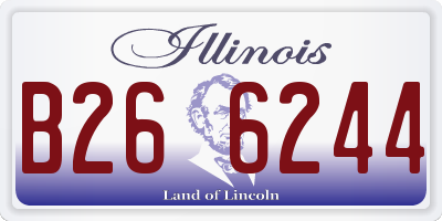 IL license plate B266244