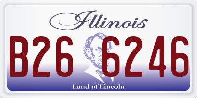 IL license plate B266246