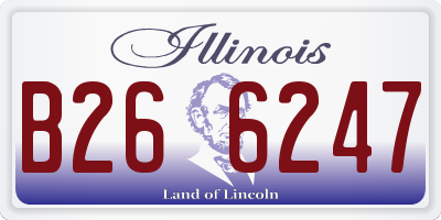 IL license plate B266247