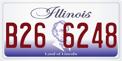 IL license plate B266248