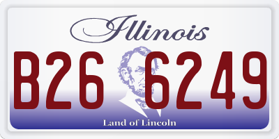 IL license plate B266249