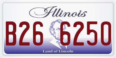 IL license plate B266250