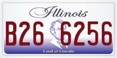 IL license plate B266256