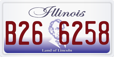 IL license plate B266258