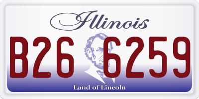 IL license plate B266259