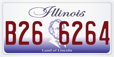 IL license plate B266264