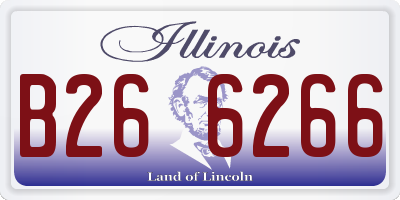 IL license plate B266266