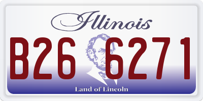 IL license plate B266271