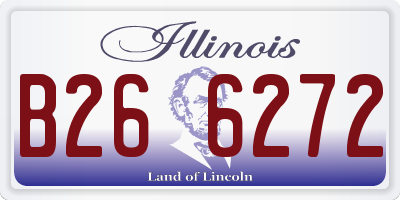 IL license plate B266272
