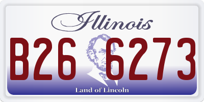 IL license plate B266273