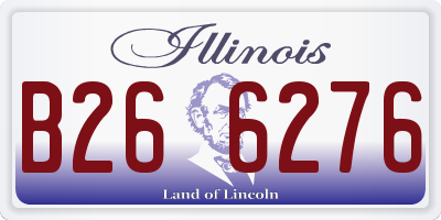 IL license plate B266276