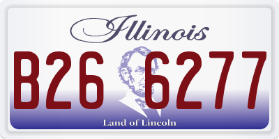 IL license plate B266277