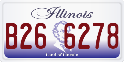 IL license plate B266278