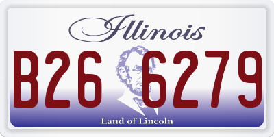 IL license plate B266279