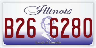 IL license plate B266280