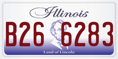 IL license plate B266283
