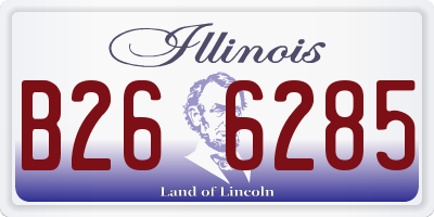 IL license plate B266285