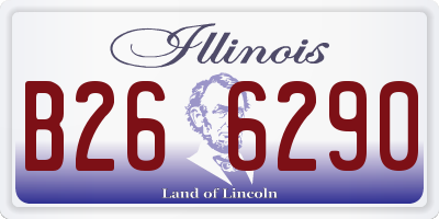 IL license plate B266290
