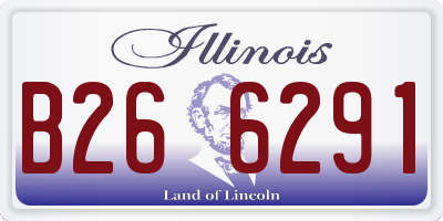 IL license plate B266291