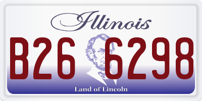 IL license plate B266298