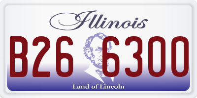 IL license plate B266300