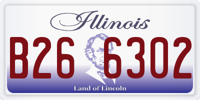 IL license plate B266302