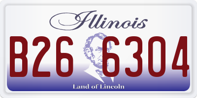 IL license plate B266304