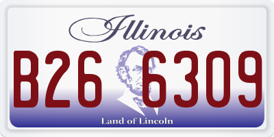 IL license plate B266309