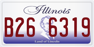 IL license plate B266319