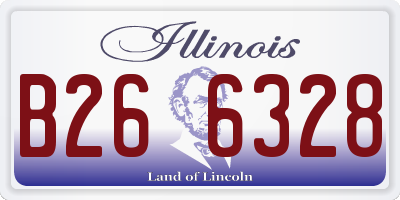 IL license plate B266328