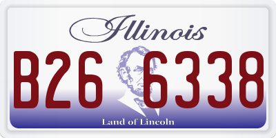 IL license plate B266338