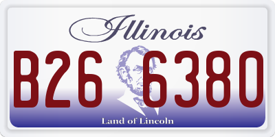 IL license plate B266380
