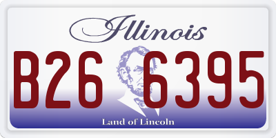 IL license plate B266395