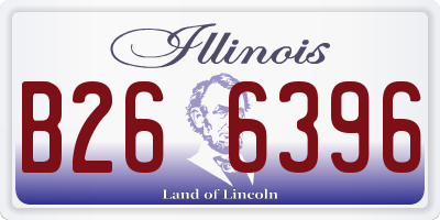 IL license plate B266396