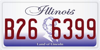 IL license plate B266399