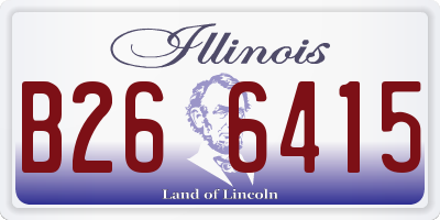 IL license plate B266415
