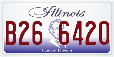 IL license plate B266420