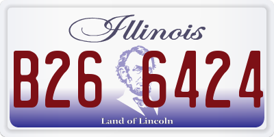 IL license plate B266424