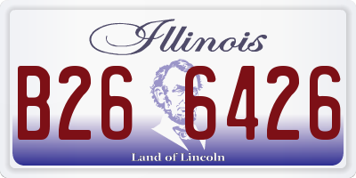 IL license plate B266426