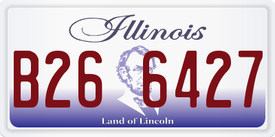 IL license plate B266427