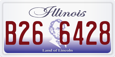 IL license plate B266428