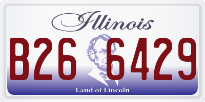IL license plate B266429