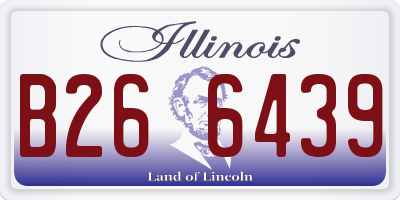 IL license plate B266439
