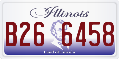 IL license plate B266458