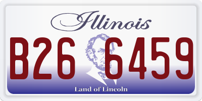 IL license plate B266459