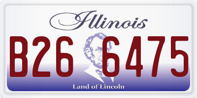IL license plate B266475