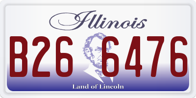 IL license plate B266476