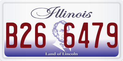 IL license plate B266479